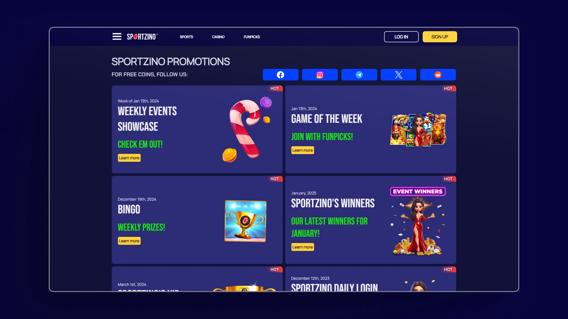 image bonus sportzino