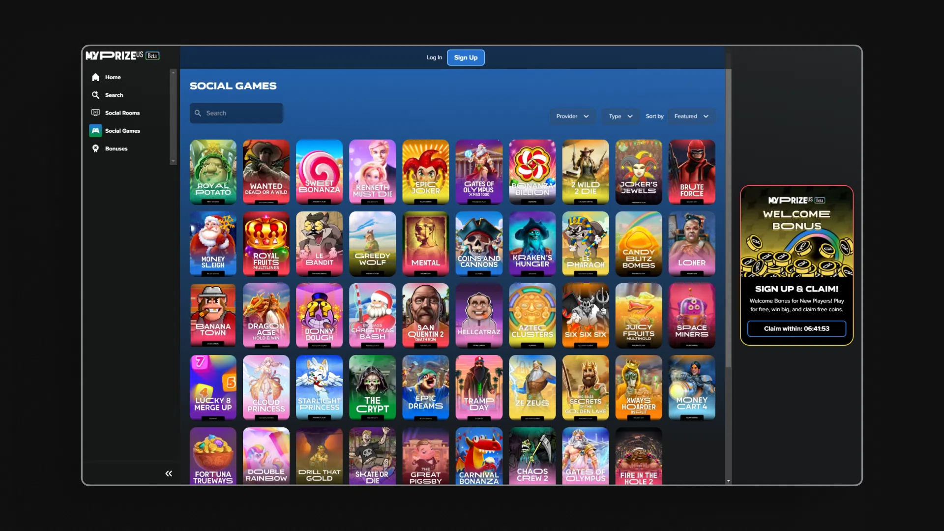 image games myprize casino