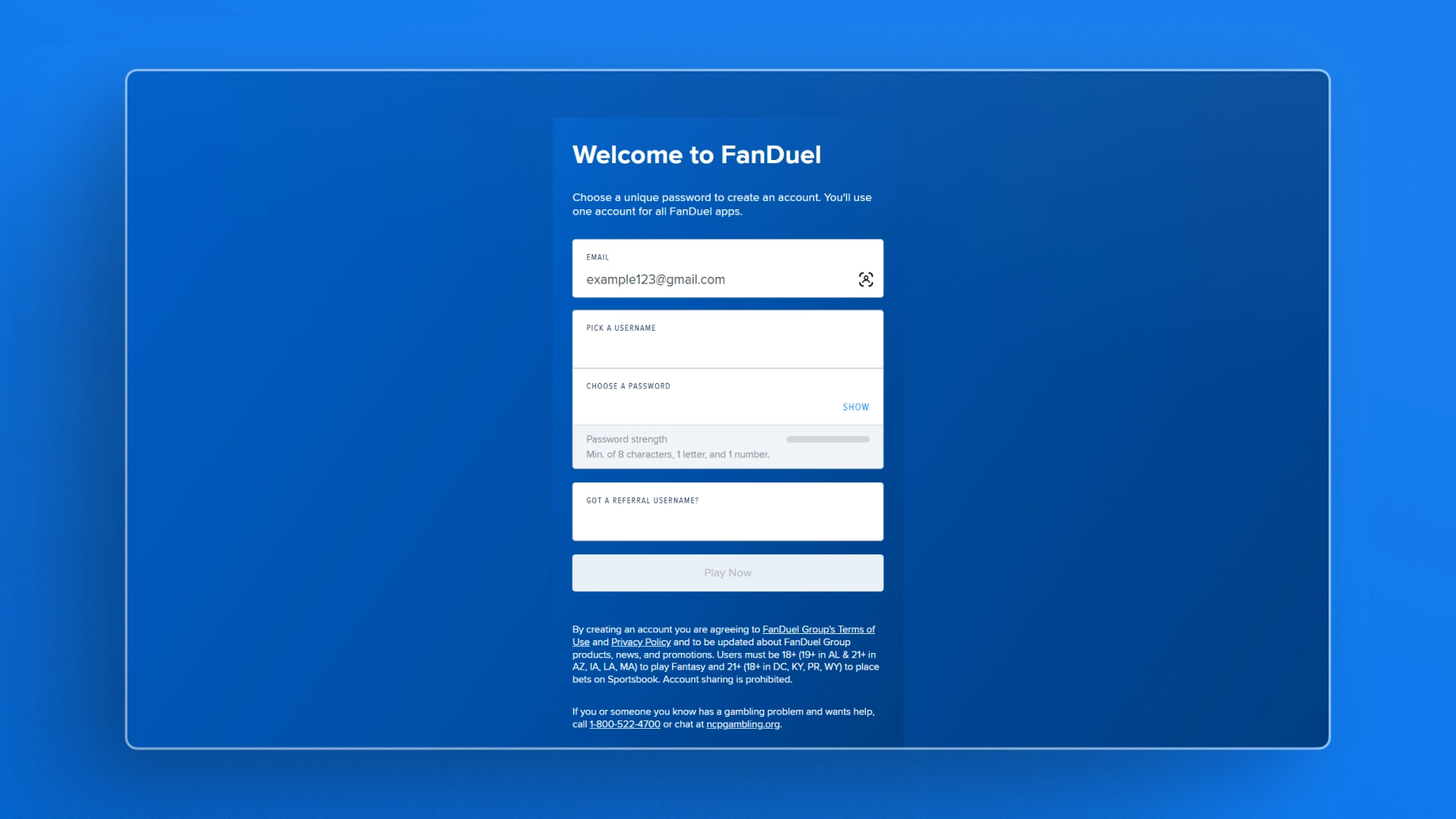 image How to Sign Up at FanDuel