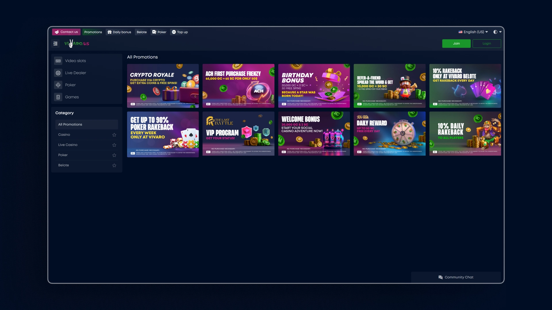 image Vivaro Casino Bonuses