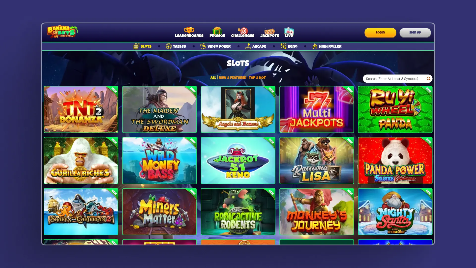 screenshot games Banana Bets