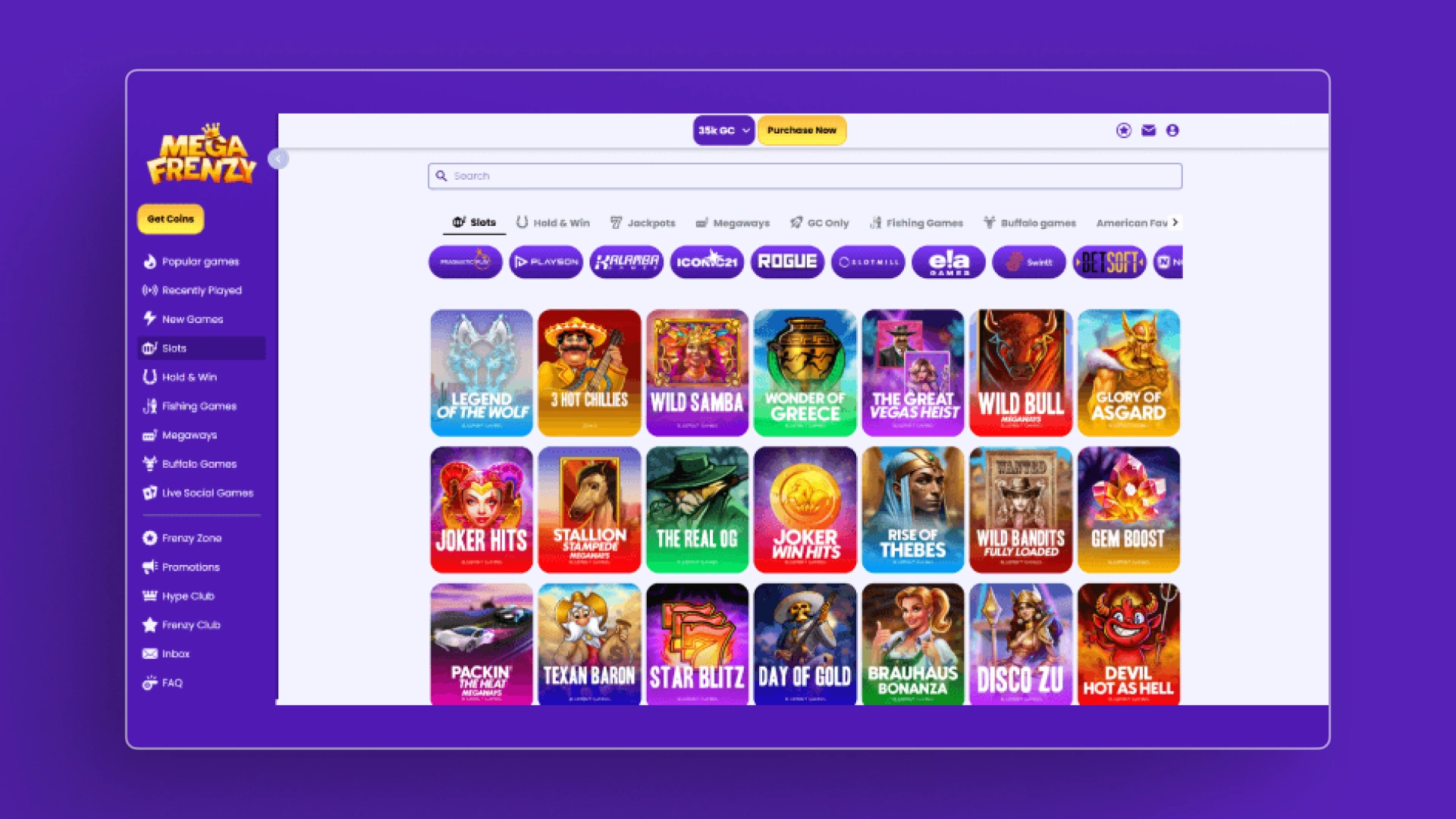 image Mega Frenzy casino games